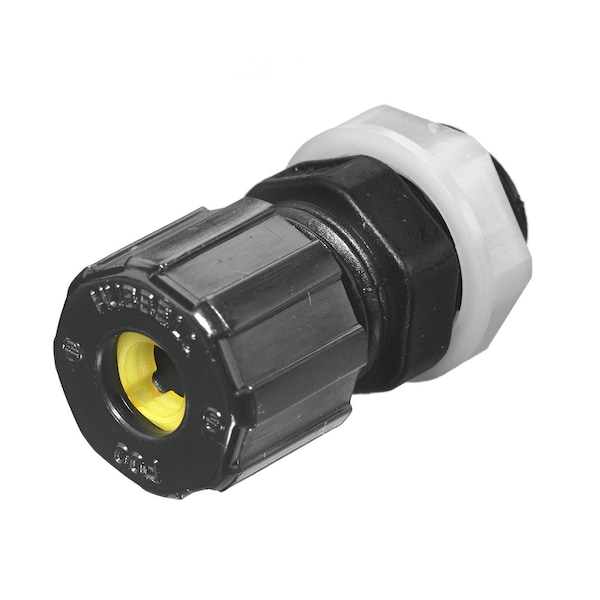 Cord Connectors, Straight Male, .14"- .20" (3.4-5.1), Nylon Miniature, PK25